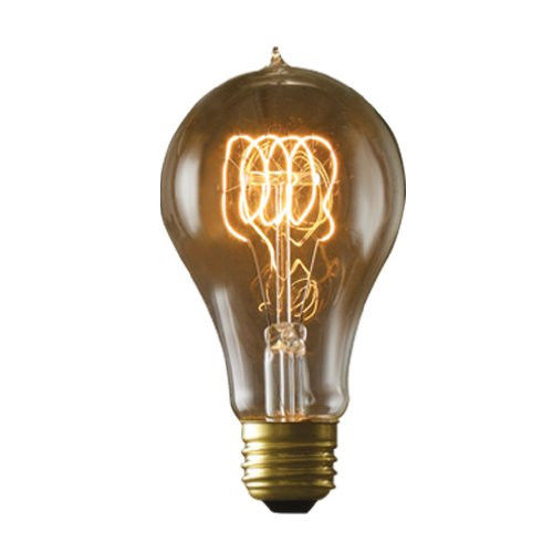 A19 Antique Light Bulbs Quad Loop Filament