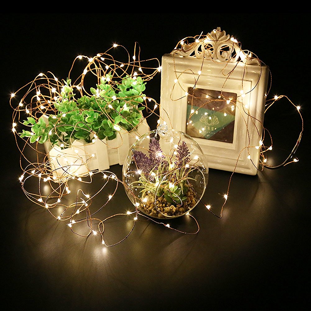 Battery operated string lights