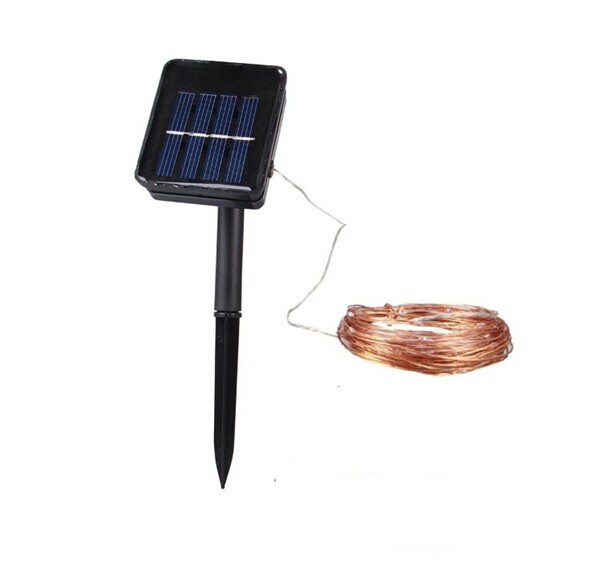 Solar Powered LED copper String Light
