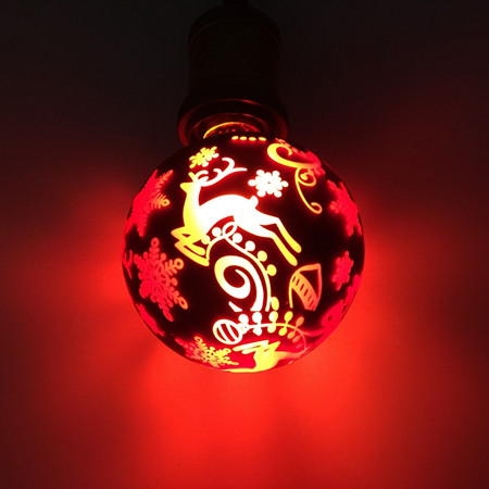 G80 Christmas Motif Decorative LED Bulb