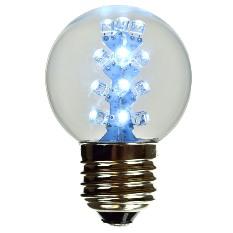 E27 G50 Amber LED globe light bulbs