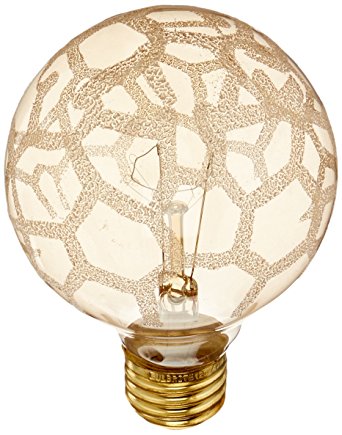 G25 Globe Edison bulbs Amber Marble